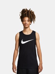 Nike Black Sportswear Graphic Printed Vest - Image 1 of 6