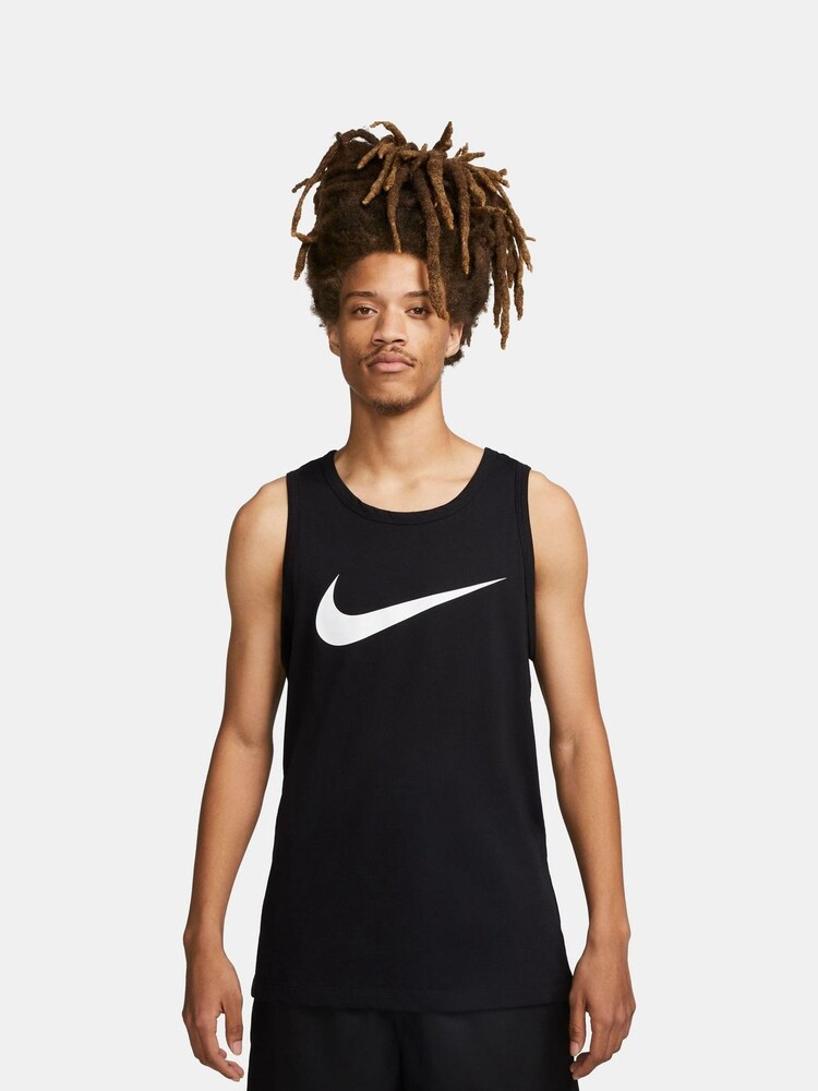 Nike Black Sportswear Graphic Printed Vest - Image 1 of 6