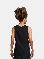 Nike Black Sportswear Graphic Printed Vest - Image 2 of 6