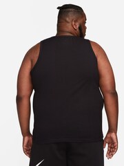 Nike Black Sportswear Graphic Printed Vest - Image 4 of 6
