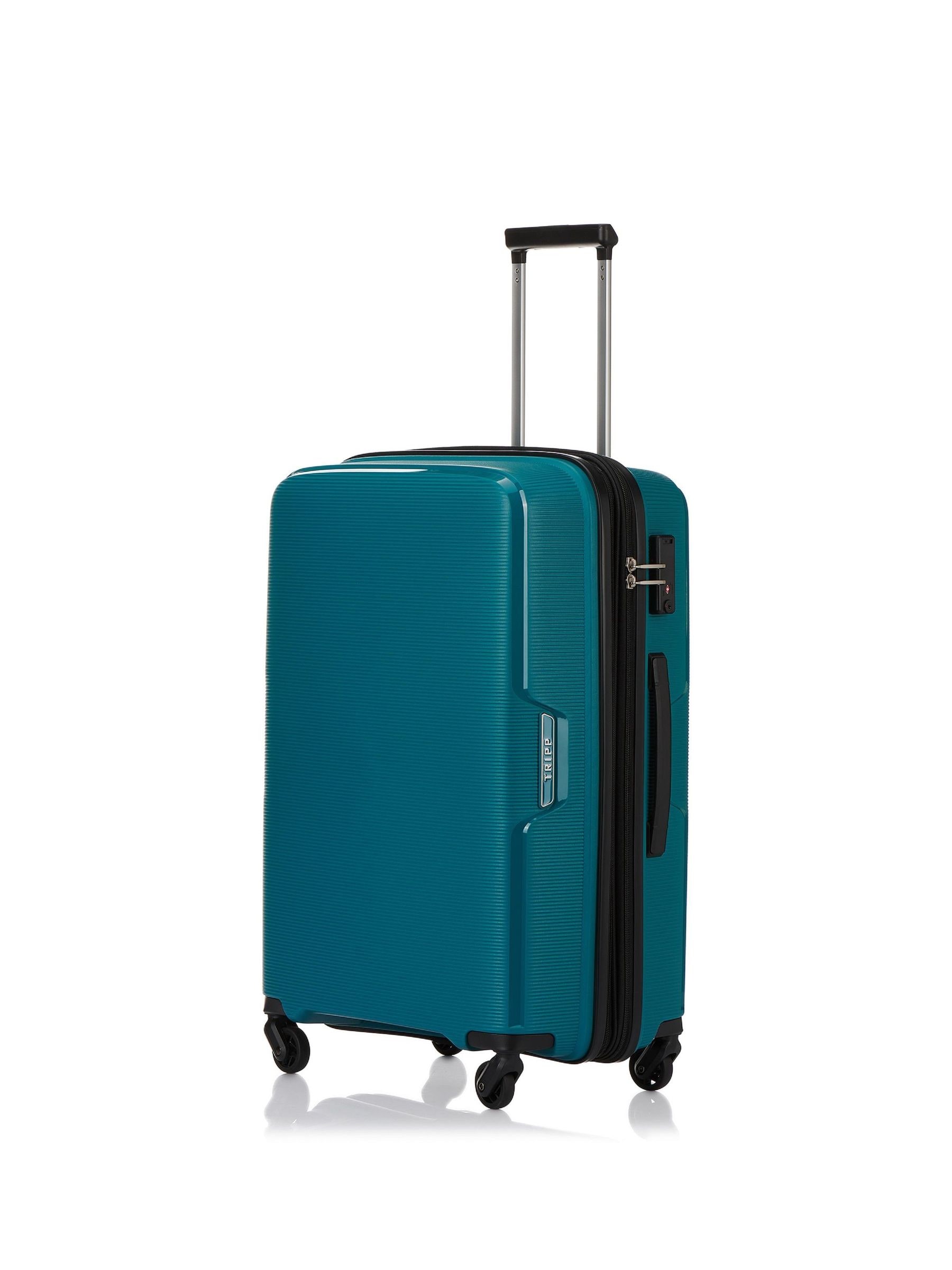 Tripp teal suitcase top