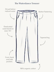 Seasalt Cornwall Blue Petite Waterdance Jeans - Image 2 of 3