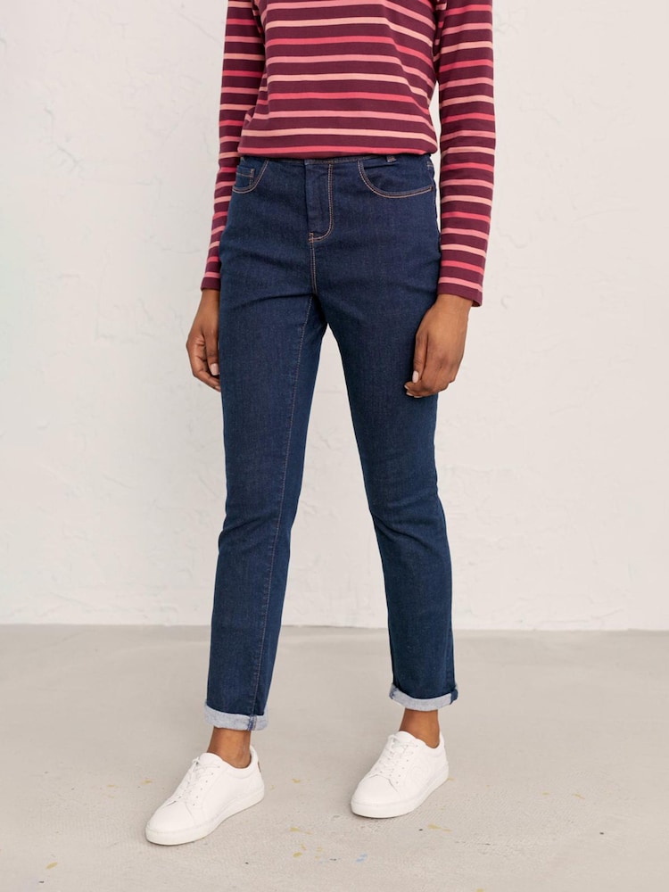 Seasalt Cornwall Blue Petite Lamledra Jeans - Image 1 of 5