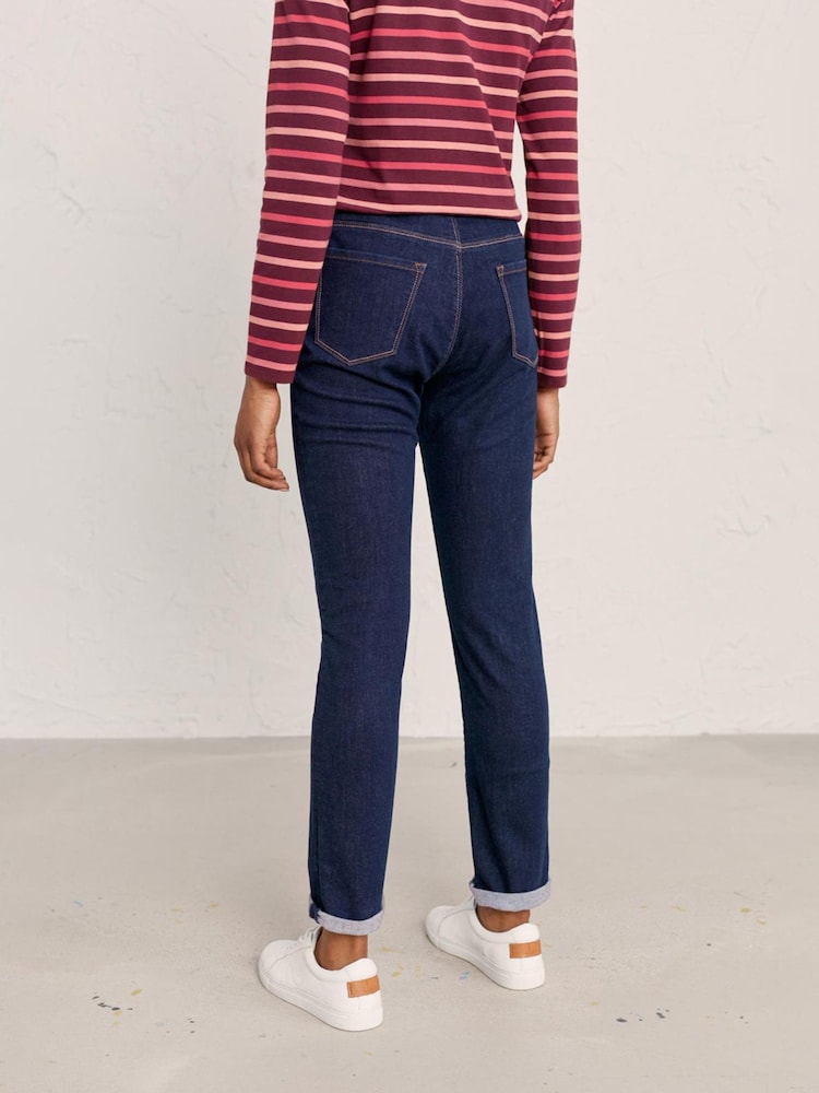 Seasalt Cornwall Blue Petite Lamledra Jeans - Image 2 of 5