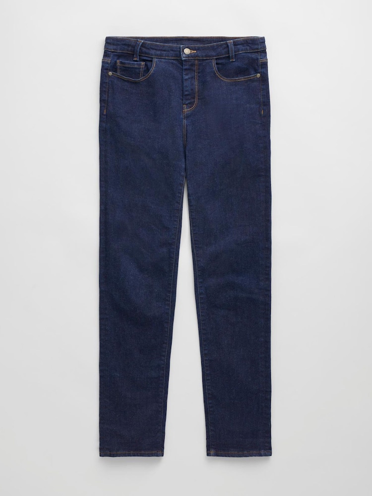 Seasalt Cornwall Blue Petite Lamledra Jeans - Image 4 of 5
