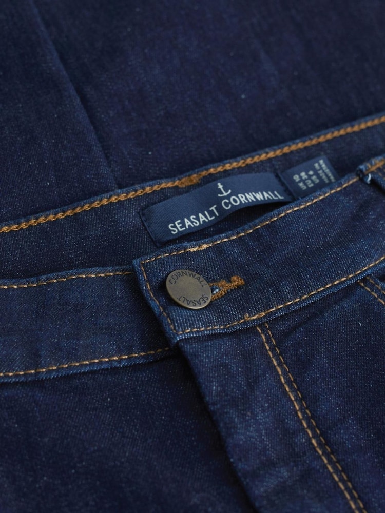 Seasalt Cornwall Blue Petite Lamledra Jeans - Image 5 of 5
