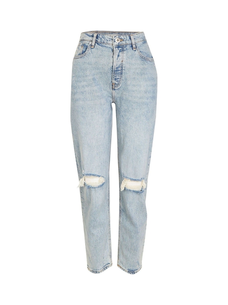 River Island Denim Medium Slim High Waist Mid Rise Jeans - Image 5 of 5