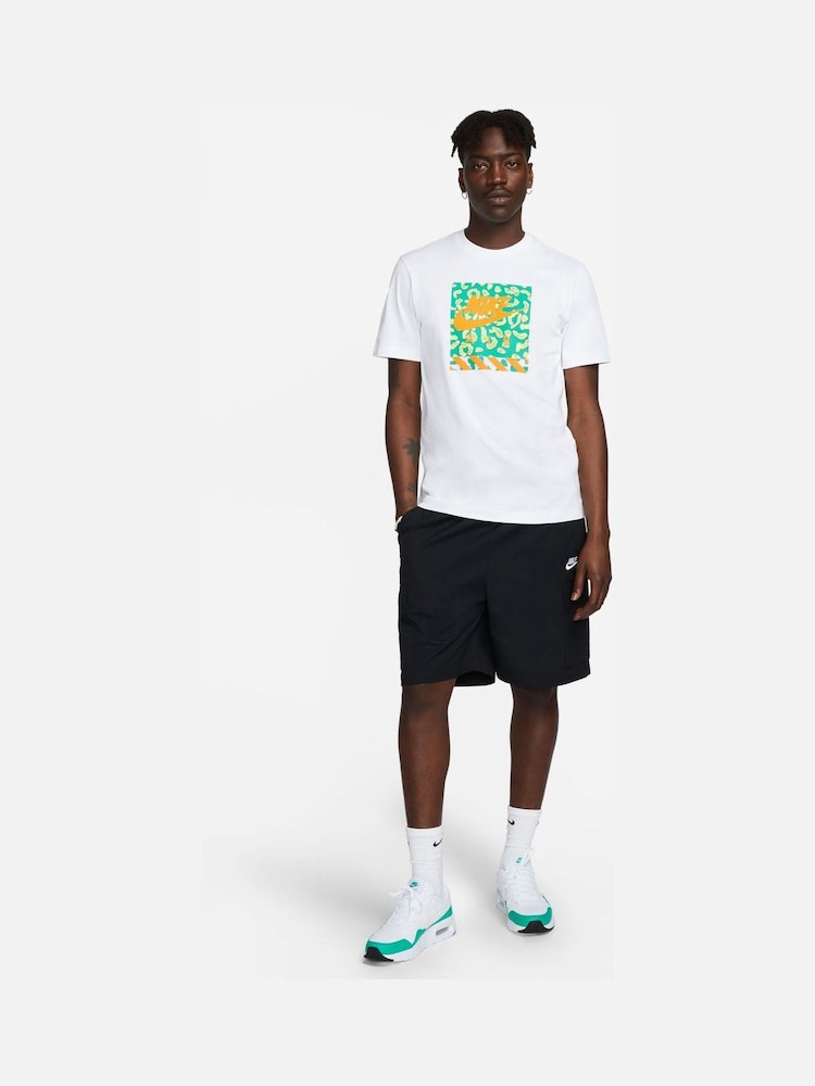 Nike Black 100% Cotton Club Fleece Cargo Shorts - Image 3 of 27