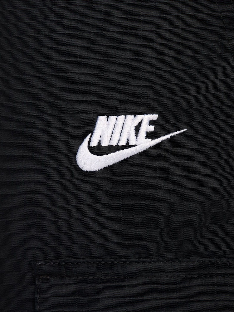 Nike Black 100% Cotton Club Fleece Cargo Shorts - Image 9 of 27