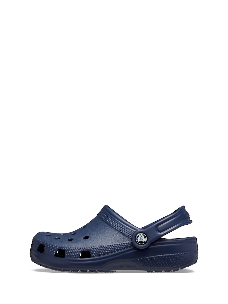 Crocs Navy Kids Unisex Classic Clogs - Image 4 of 7