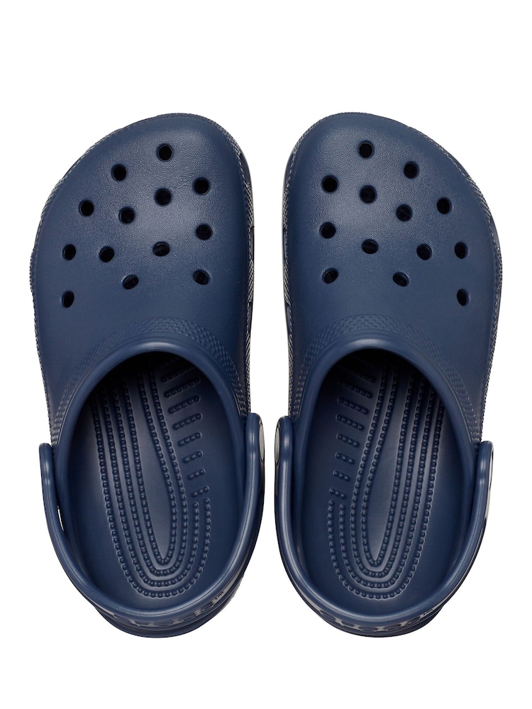 Crocs Navy Kids Unisex Classic Clogs - Image 6 of 7