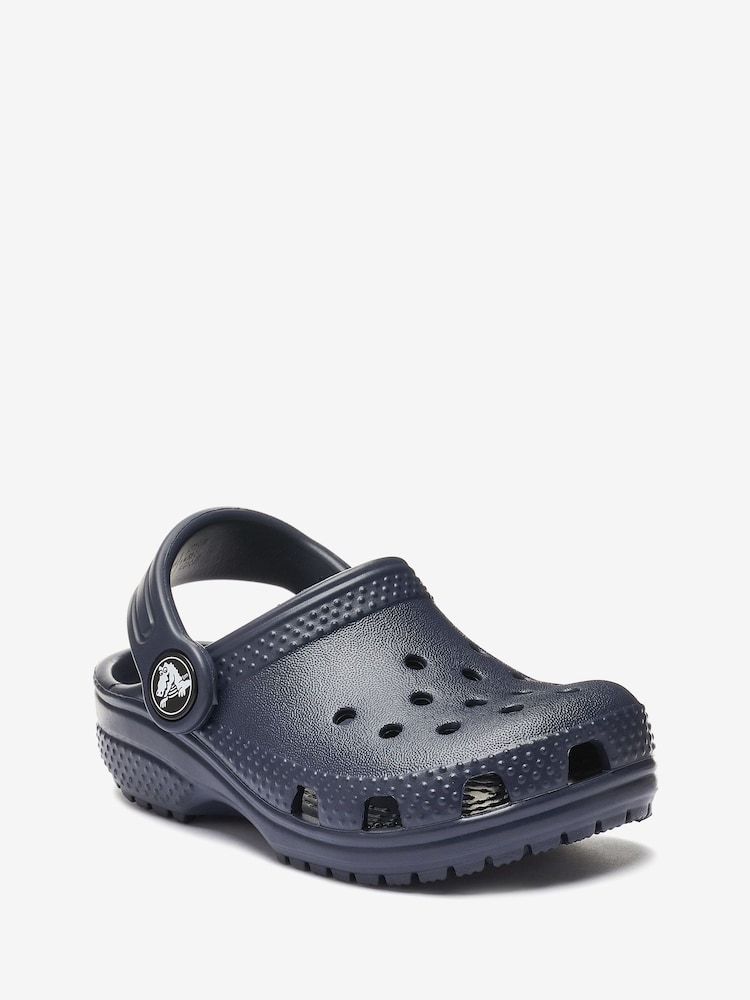 Темно-синий - Crocs классические сабо в стиле унисекс для малышей - Изображение 2 из 4