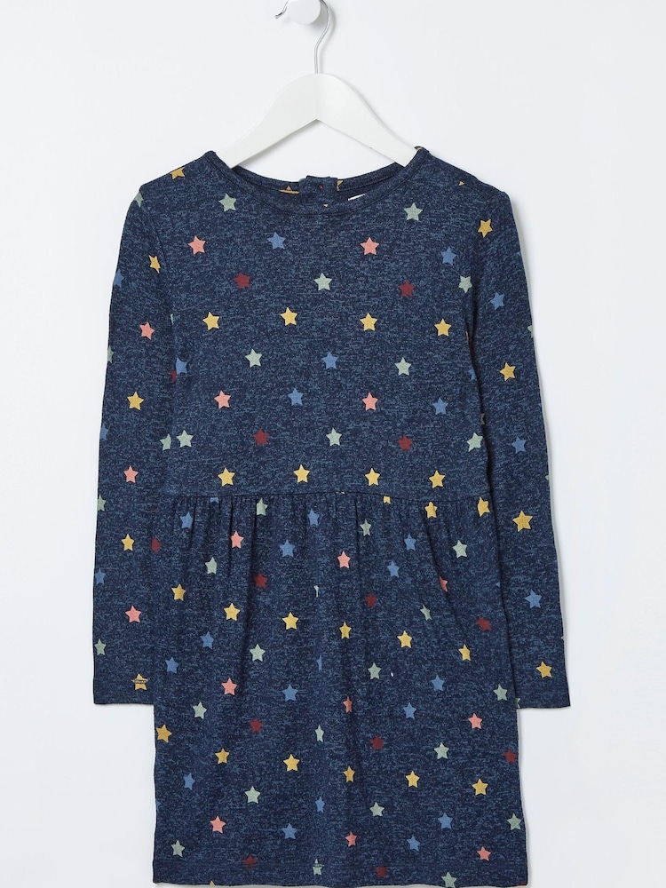 FatFace Blue Weston Star Dress - Image 1 of 3 FatFace Blue Weston Star Dress - Image 1 of 3