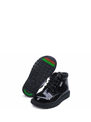 ToeZone Schnürstiefel aus Lackleder, Schwarz - Bild 2 von 5
