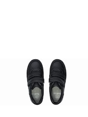 ToeZone Black Twin Strap Love Heart School Shoes - Image 2 of 4