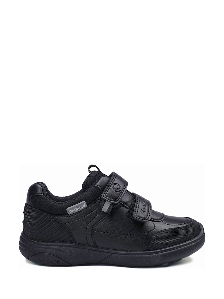 ToeZone Black Football Novelty School Shoes - Image 1 of 5