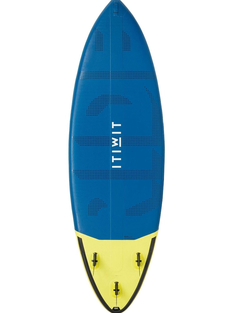 Decathlon Itiwit Blue Inflatable Surf Shortboard Stand-Up Paddleboard - Image 2 of 7