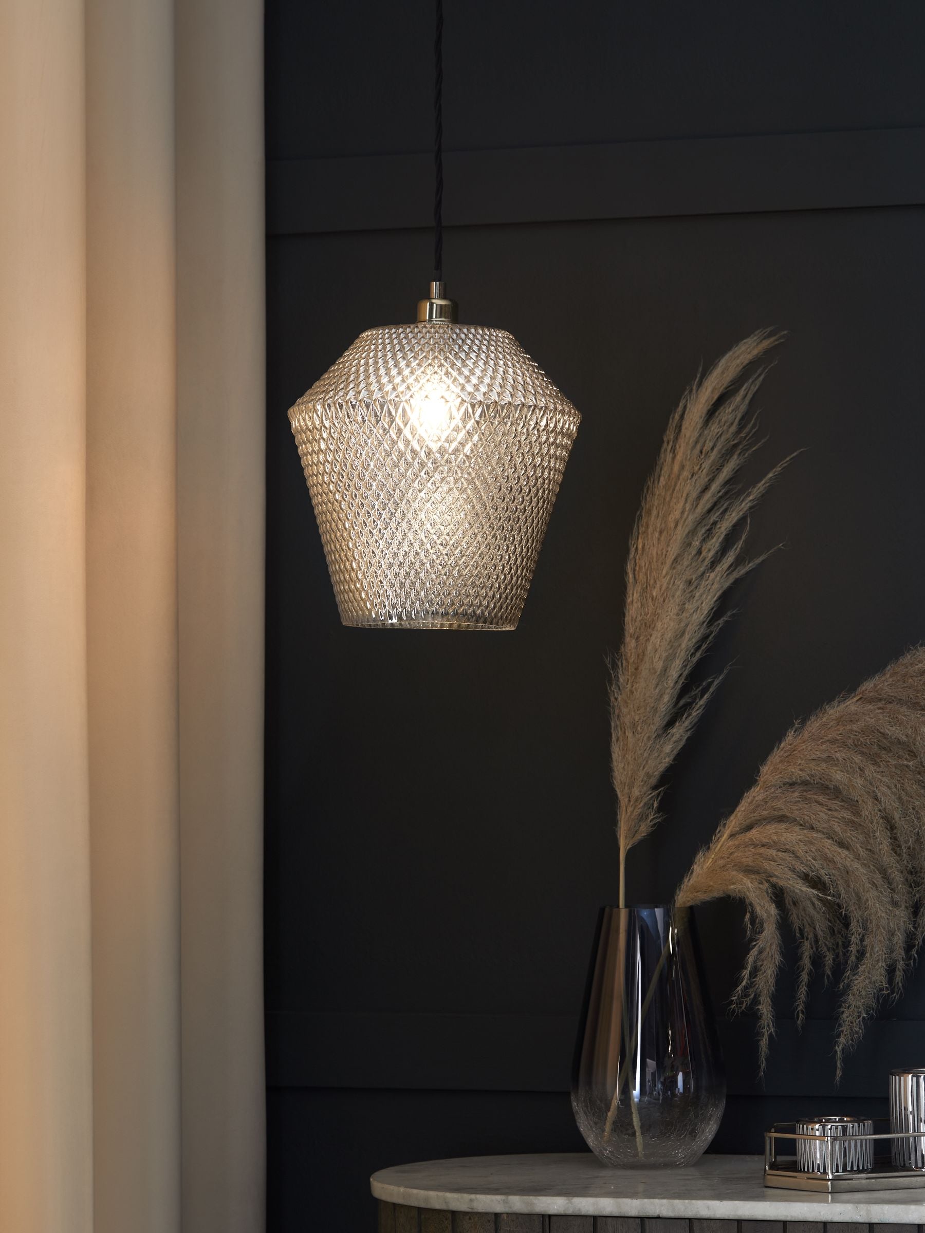 Champagne lamp shade next top