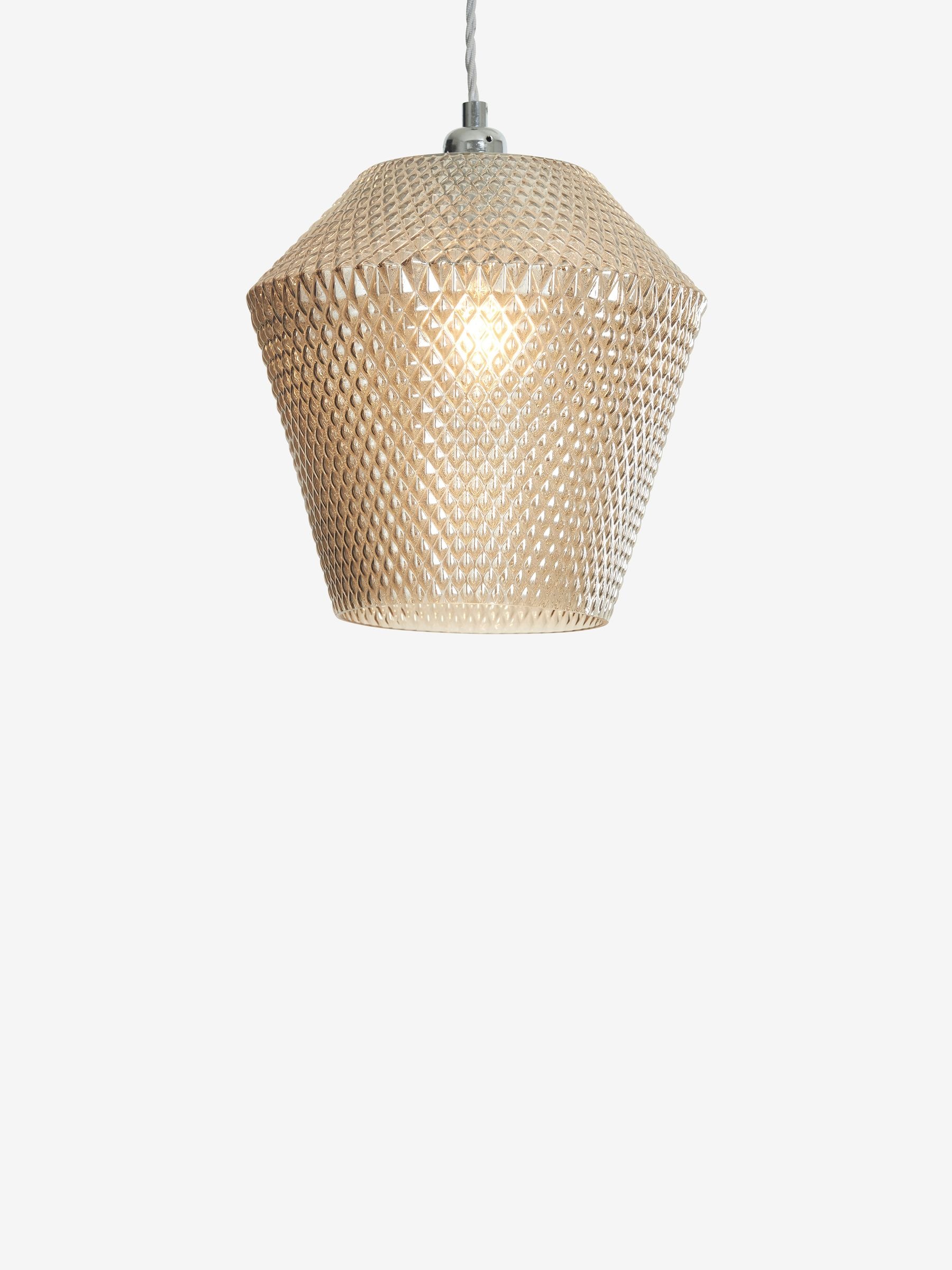 Gold mesh lamp shade deals