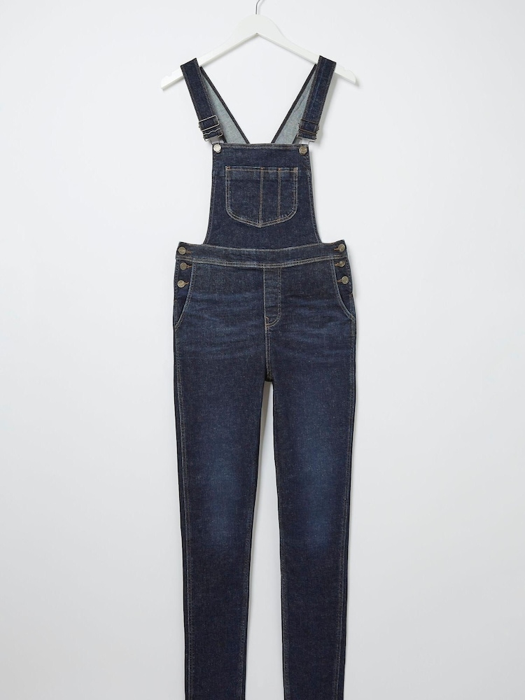 FatFace Blue Deal Dungarees - Image 5 of 5
