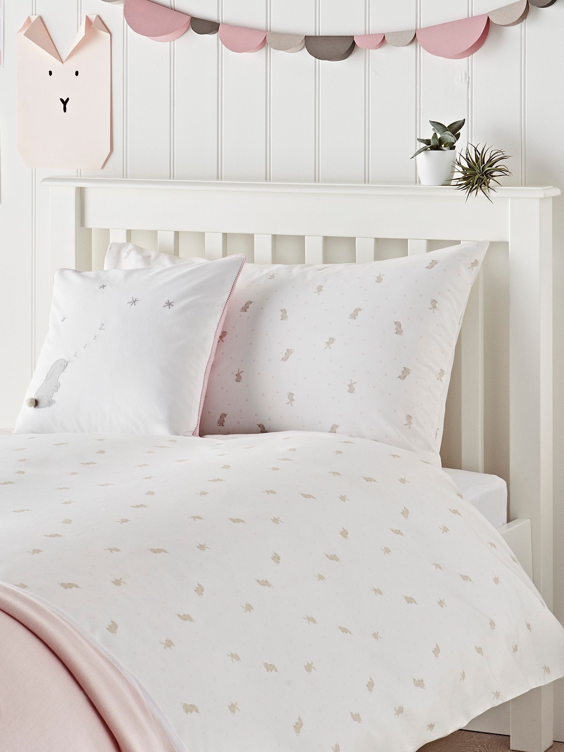 The White Company White Kids Sleepy Bunny Bed Linen Set