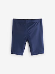 Navy Blue Longer Length Stretch Swim Shorts (3-16yrs) - Image 3 of 5