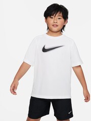 Nike Safety Orange Dri-FIT Multi Graphic Training T-Shirt - Image 1 of 4