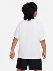 Nike Safety Orange Dri-FIT Multi Graphic Training T-Shirt - Image 2 of 4