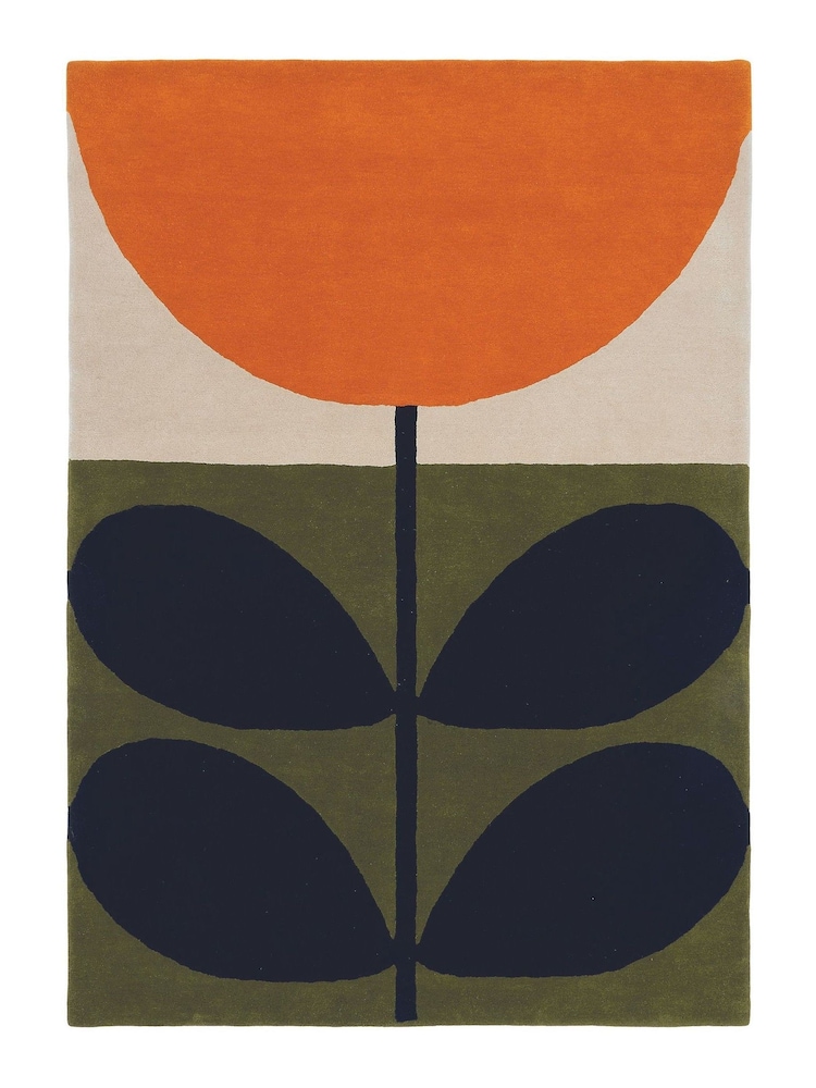 Orla Kiely Black Stem Rug - Image 2 of 2