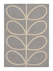 Orla Kiely Grey Giant Linear Stem Rug - Image 2 of 3