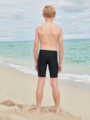 Black Longer Length Stretch Swim Shorts (3-16yrs) - Image 2 of 5