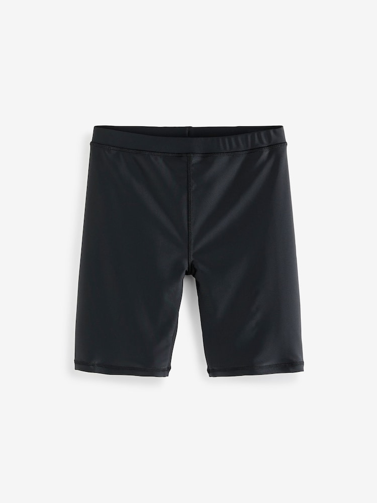 Black Longer Length Stretch Swim Shorts (3-16yrs) - Image 3 of 5