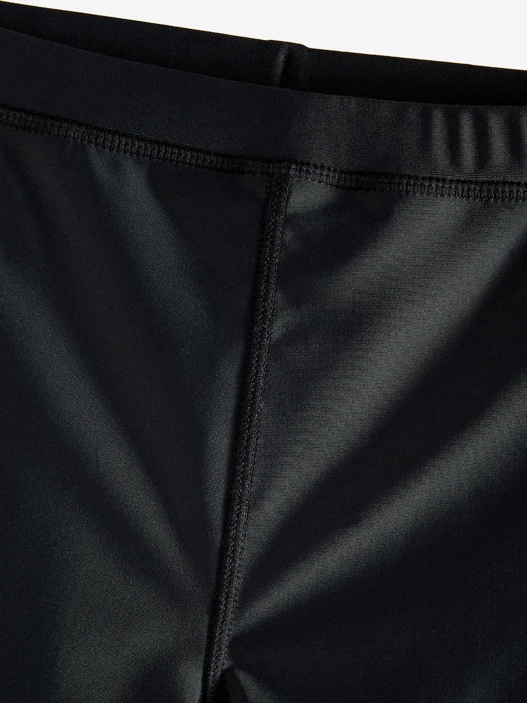 Black Longer Length Stretch Swim Shorts (3-16yrs) - Image 5 of 5