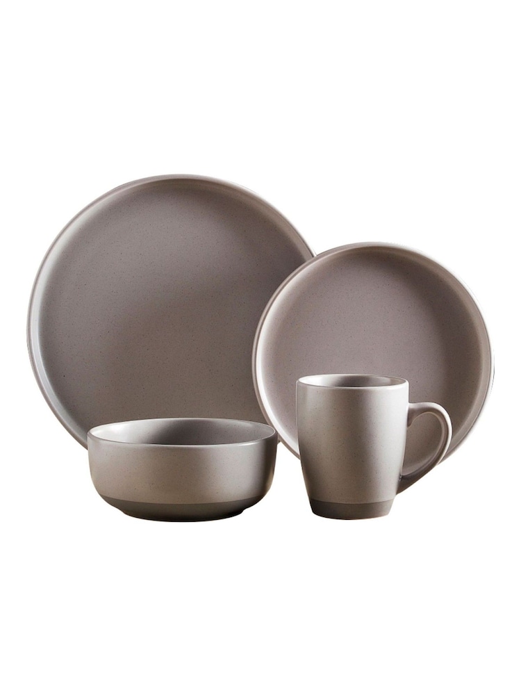 Tower 16 Piece Grey Avena Dinnerware Set - Image 1 of 4
