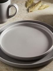 Tower 16 Piece Grey Avena Dinnerware Set - Image 3 of 4