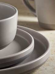 Tower 16 Piece Grey Avena Dinnerware Set - Image 4 of 4