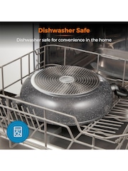 Tower Grey Cerastone 30cm Low Casserole Dish - Image 7 of 12