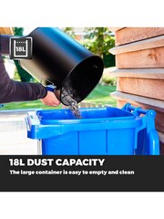 Tower Blue TAV10 800W Ash Vacuum Cleaner - Image 4 of 8