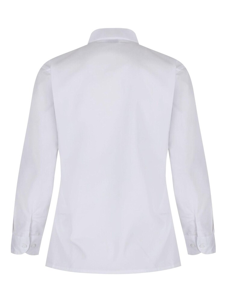 Trutex White Long Sleeve Rever Blouses 2 Pack - Image 2 of 4