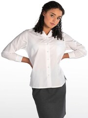 Trutex White Long Sleeve Rever Blouses 2 Pack - Image 3 of 4