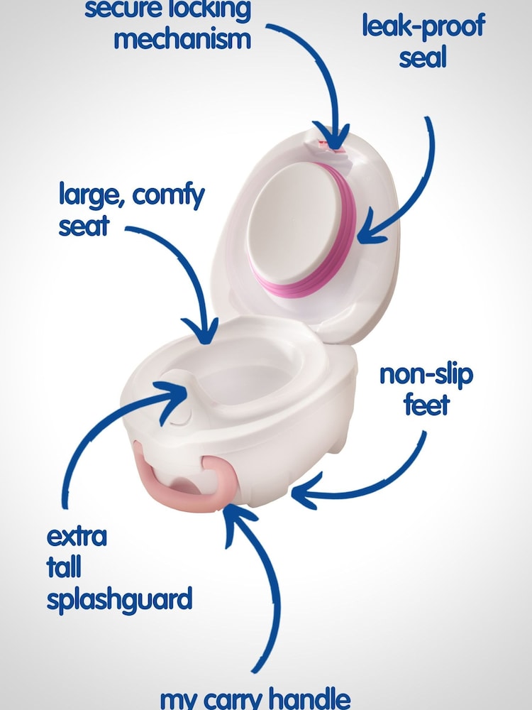 My Carry Potty White Cat Travel Potty - Image 2 of 5