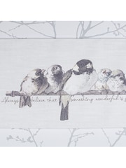 Art For The Home Grey Innocence Birds Framed Floating Canvas - Image 4 of 4