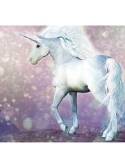 Art For The Home Purple Magical Unicorn 3M Mural - Image 2 of 4