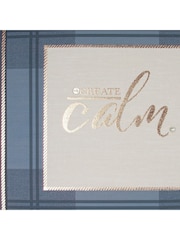 Art For The Home Set of 3 Blue Heritage Tweed Canvases - Image 3 of 3