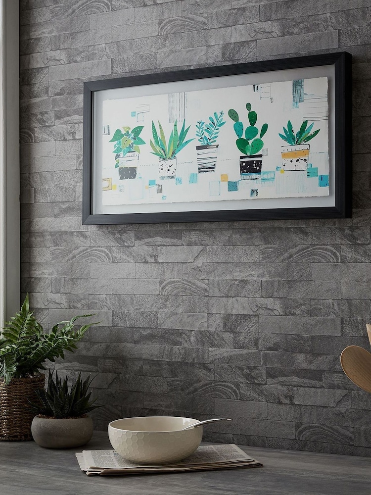 Art For The Home Green House Plant Haven Framed Print - Image 1 of 4