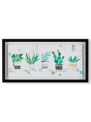 Art For The Home Green House Plant Haven Framed Print - Image 2 of 4