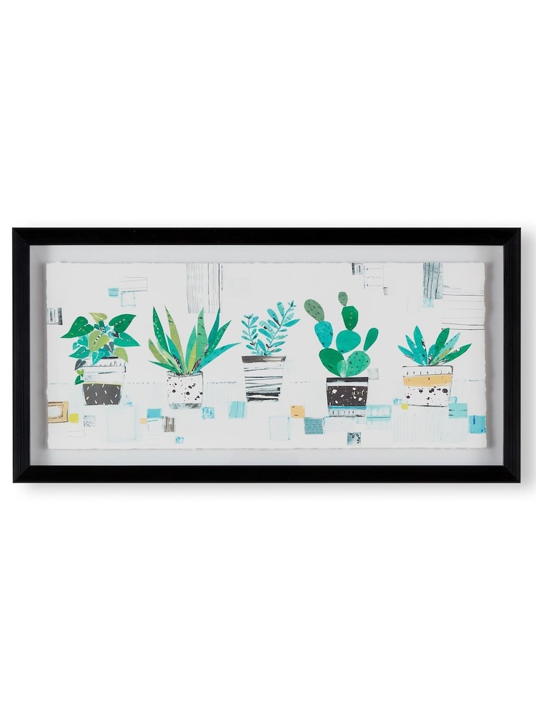 Art For The Home Green House Plant Haven Framed Print - Image 2 of 4