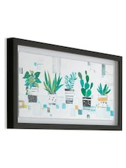 Art For The Home Green House Plant Haven Framed Print - Image 3 of 4