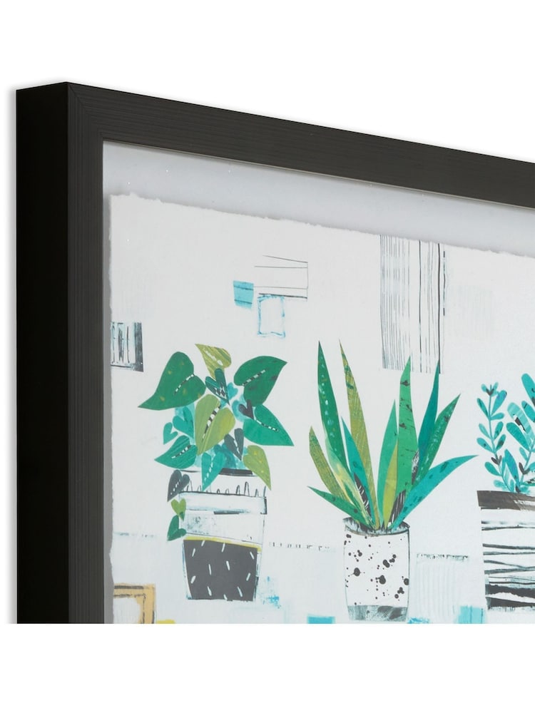 Art For The Home Green House Plant Haven Framed Print - Image 4 of 4