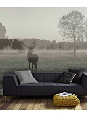 Art For The Home Natural Stag In The Woods 3M Mural - Image 1 of 3